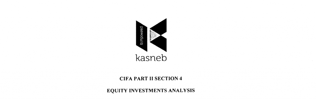 Equity Investment Analysis notes and past papers