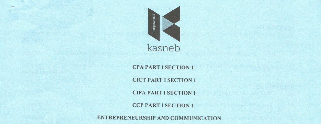 Entrepreneurship and communication notes and past papers