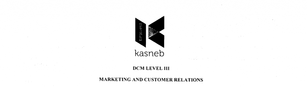 Marketing and customer relation notes and past papers