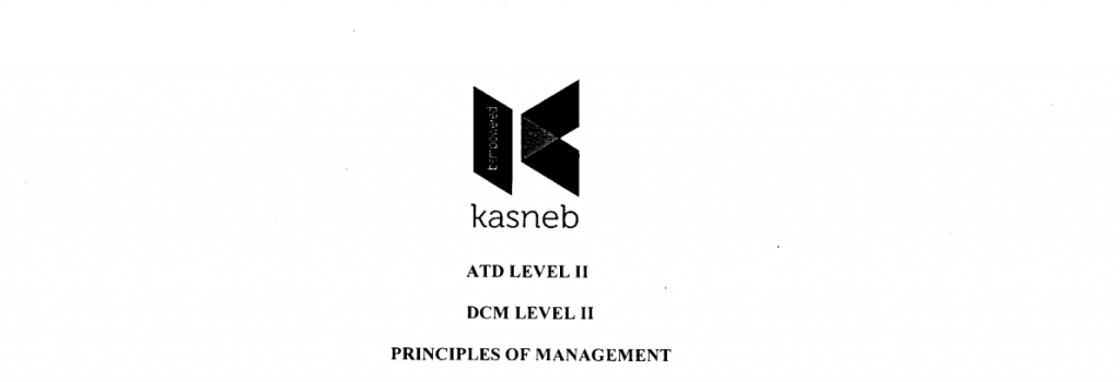 Principles of managemet notes and past papers