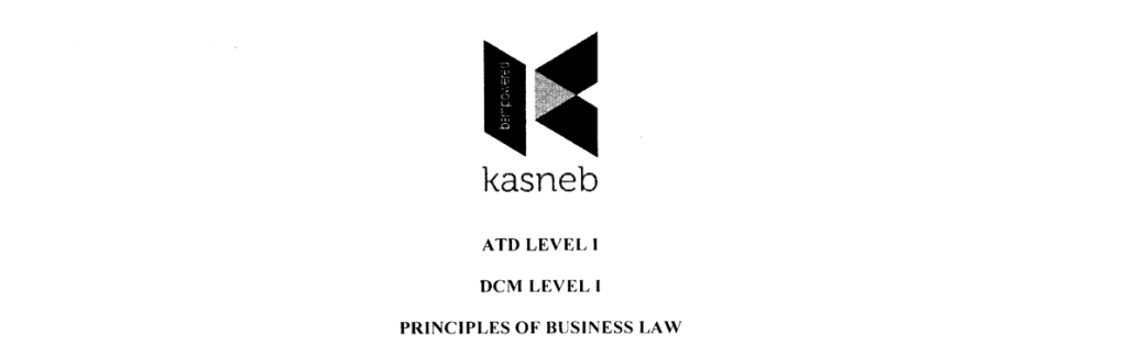 Principles of Business Law notes and past papers