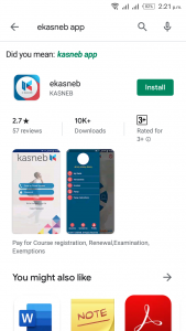Download the e-kasneb app from google play store- www.kasnebnotes.co.ke