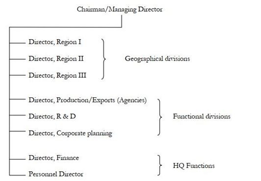 MULTIDIVISIONAL STRUCTURE